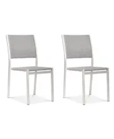 Zuo Metropolitan Armless Chair, Set of 2