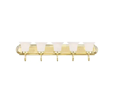 Livex Home Basics 5-Light Vanity