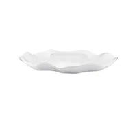 Q Squared Ruffle Melamine Chip & Dip Platter