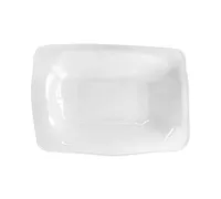 Q Squared Ruffle Melamine Rectangular Serving Bowl