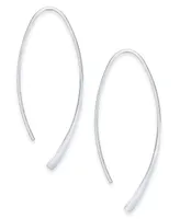 And Now This Medium Plated Polished Wire Threader Earrings