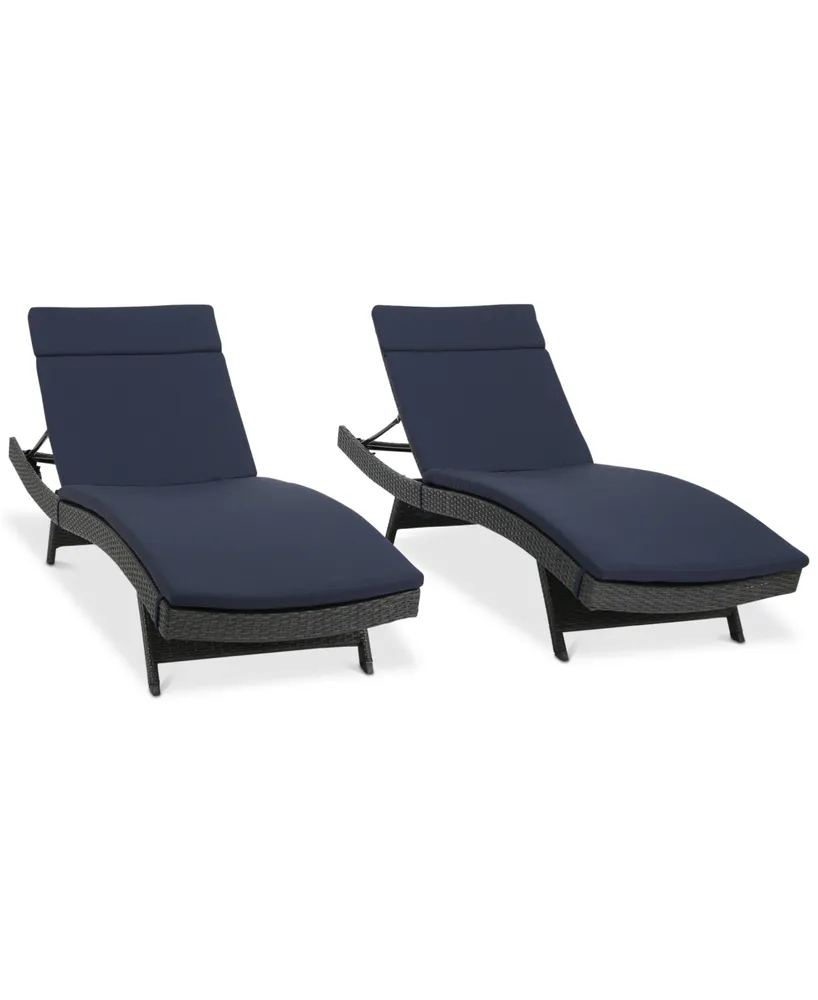 Hunter Outdoor Chaise Lounge (Set Of 2)