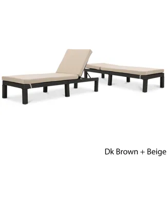 Logan Outdoor Chaise Lounge (Set Of 2)