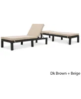 Logan Outdoor Chaise Lounge (Set Of 2)