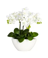 Nearly Natural Phalaenopsis Flower Arrangement