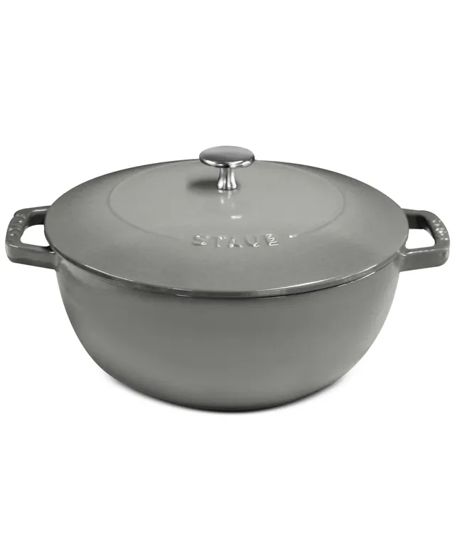 Staub Cast Iron 1.5-Qt. Petite French Oven - Macy's