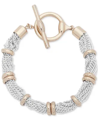 Lauren Ralph Lauren Two-Tone Multi-Row Toggle Bracelet