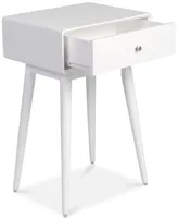 Elle Decor Rory 1-Drawer Side Table, Quick Ship