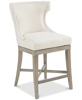 Madison Park Carson 25.25" High Counter Stool with Swivel Seat