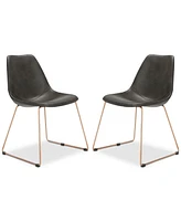 Kato Faux Leather Dining Chair (Set Of 2)