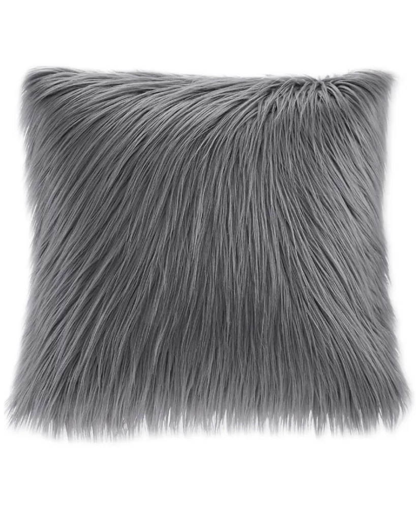 Madison Park Edina Faux-Fur Decorative Pillow, 20" x