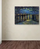 Vincent Van Gogh 'The Starry Night Ii' Canvas Art