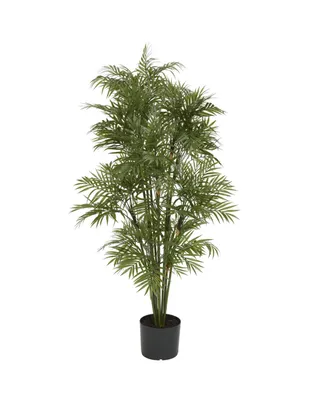 Nearly Natural 4' Artificial Plastic Parlour Palm Tree