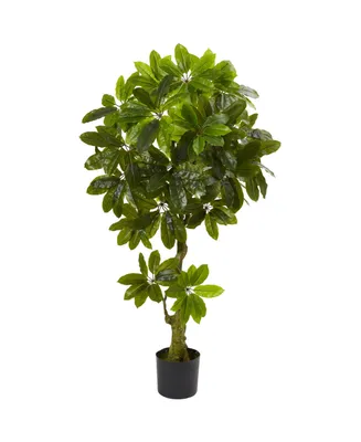 Nearly Natural Scheffler 5' Artificial Indoor/Outdoor Tree