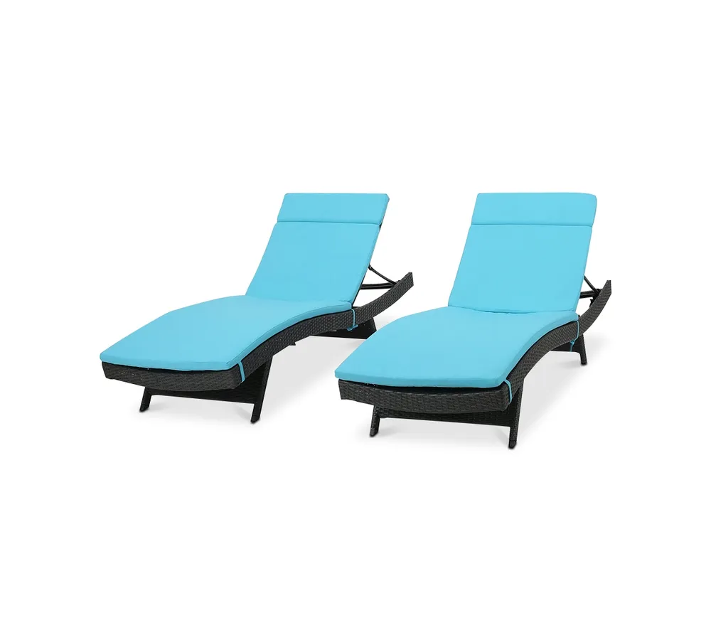 Madison Outdoor Chaise Lounge (Set Of 2)