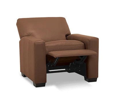 Ennia 36" Leather Pushback Recliner, Created for Macy's