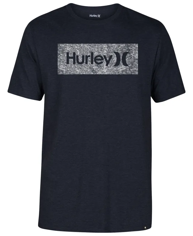 Hurley Boys' Shark Splitter T-Shirt, Medium, Light Khaki Heather