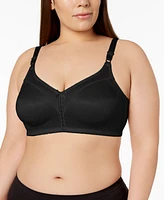 Bali Double Support Tailored Wireless Lace Up Front Bra 3820