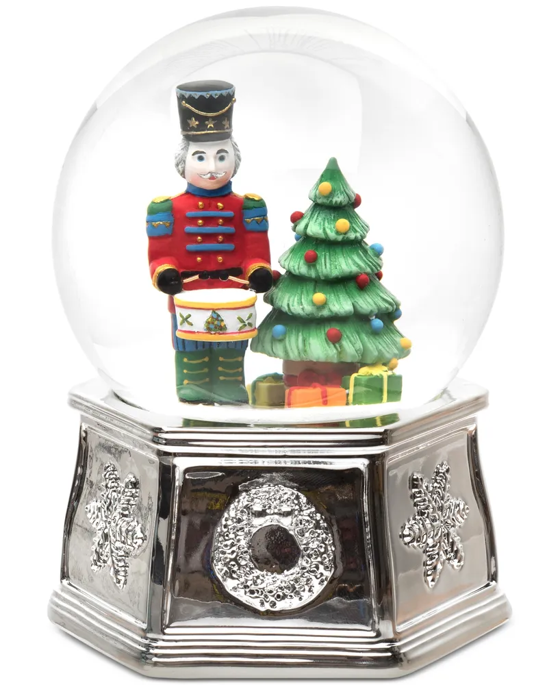 Spode Christmas Tree Nutcracker Snow Globe, Created for Macy's