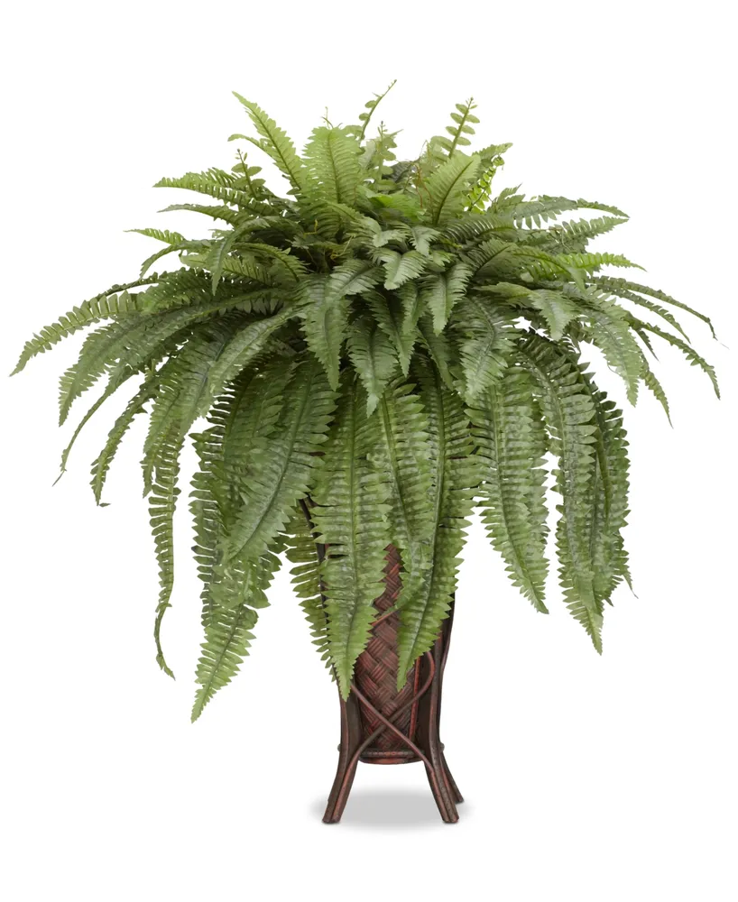 Nearly Natural Boston Fern Artificial Plant in Stand