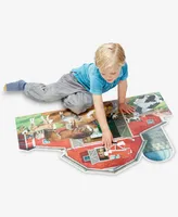 Melissa & Doug Busy Barn Shaped Floor Puzzle