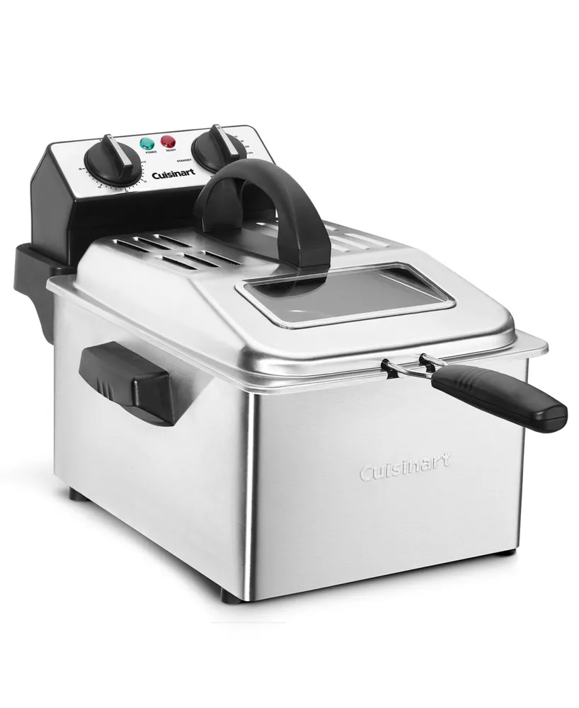 Kalorik 3.2-Quart Deep Fryer with Oil Filtration - Stainless Steel