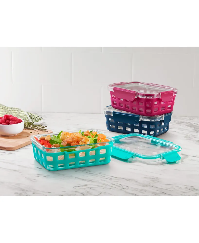 Deco Dot 2pc Rectangular Food Storage Containers