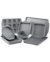 Farberware Nonstick 10-Piece Bakeware Set with Cooling Rack