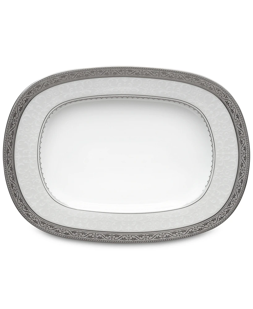 Noritake Odessa Platinum Butter Tray