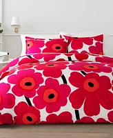 Marimekko Unikko Cotton 3-Pc. Full/Queen Duvet Cover Set