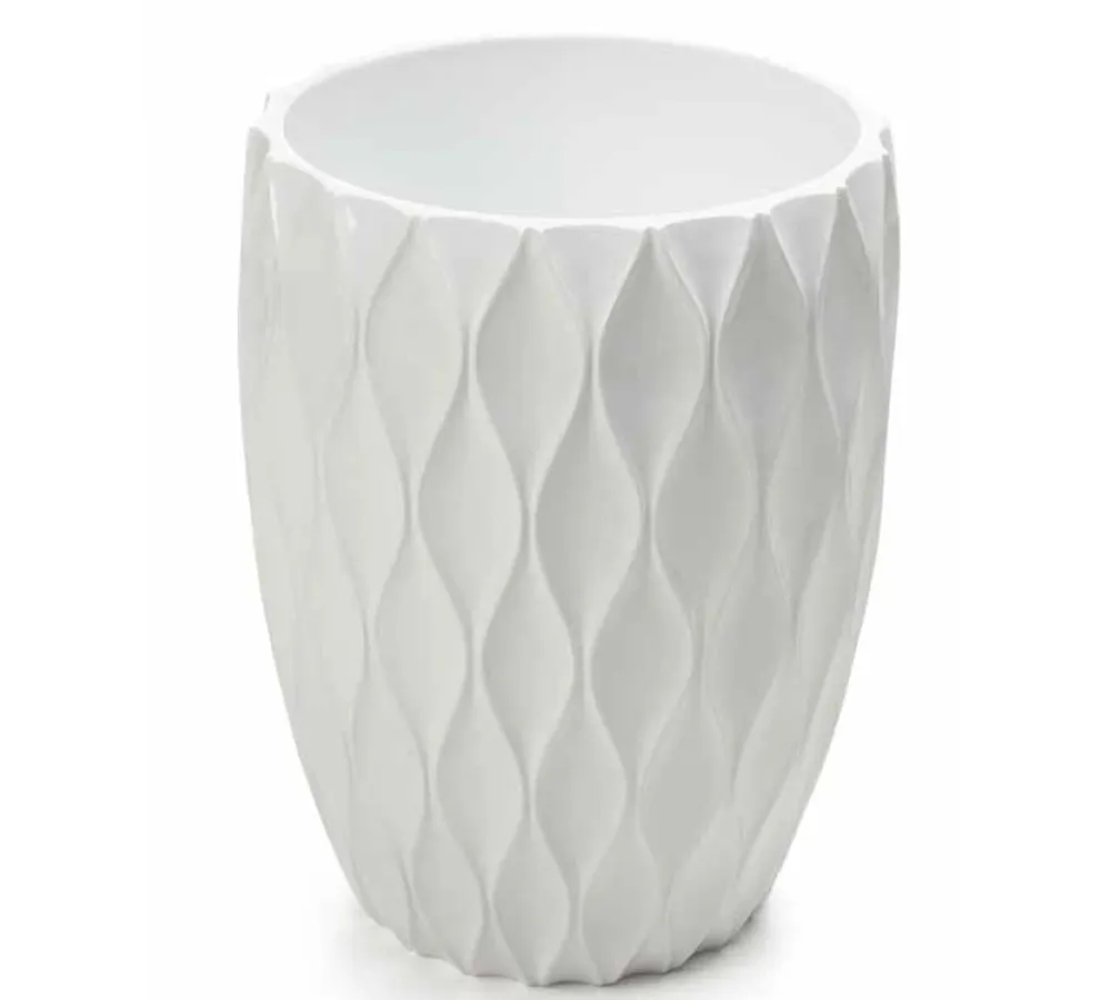 Roselli Trading Company Wave Wastebasket