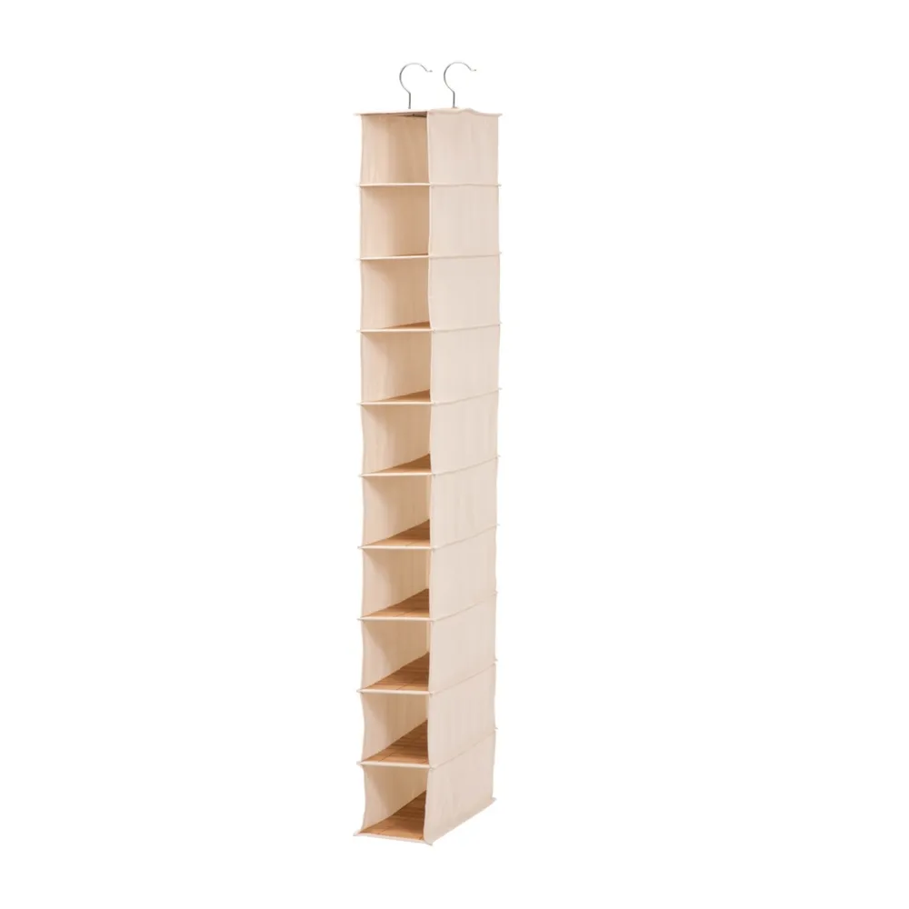 Honey Can Do 10-Shelf Hanging Vertical Closet Organizer