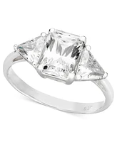Arabella 14k White Gold Ring, Cubic Zirconia Engagement Ring (3-7/8 ct. t.w.)