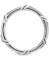 Peter Thomas Roth Overlap Band Sterling Silver 3MM