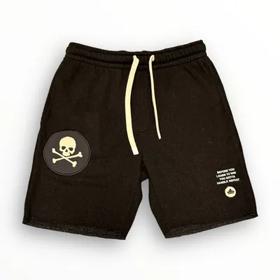 Black Jack Skull Athletic Short