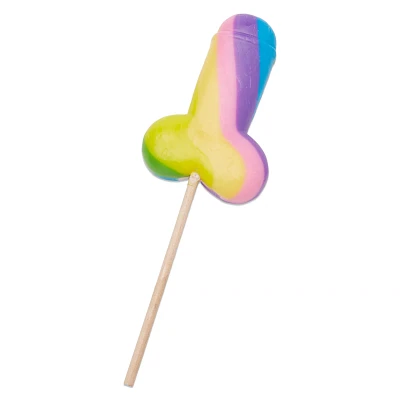 Rainbow Pride Lollipop Penis Candy