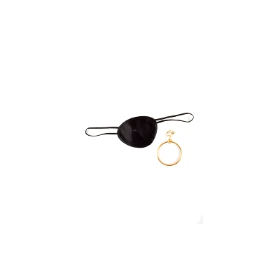 Pirate Earring and Eyepatch Set