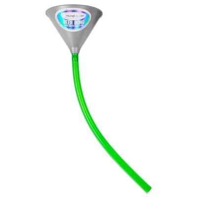 Oktoberfest Beer Bong - 24 Inch Silver And Green