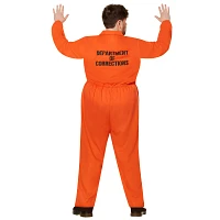 Adult Department of Corrections Prisoner One Piece Costume