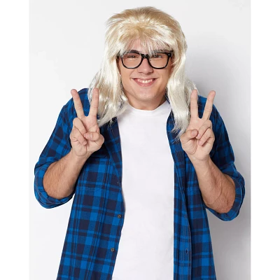 Garth Alger Wig and Glasses - Saturday Night Live