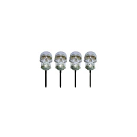 7.5 Inch LED Strobing Skull Head Lawnstakes