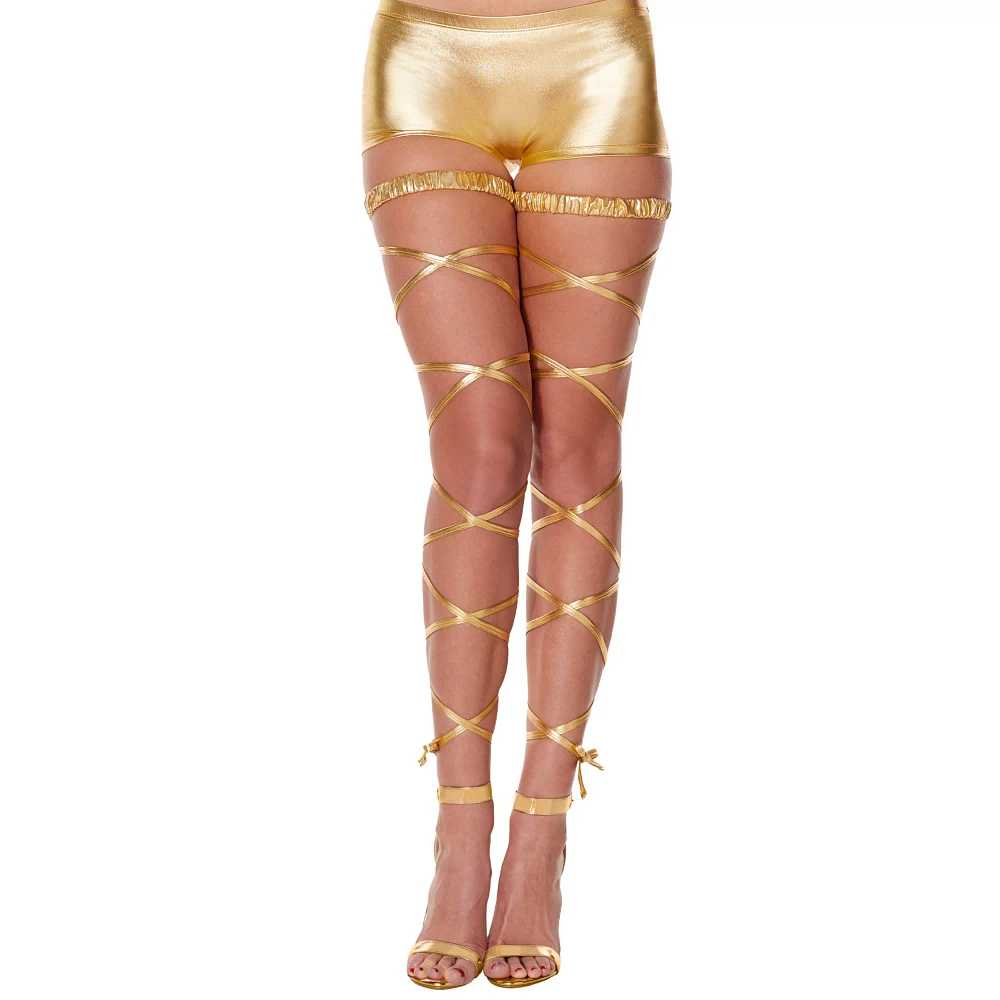 Goddess Gold Leg Wraps