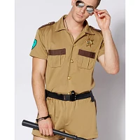 Adult Sergeant Short Pants Cop Costume