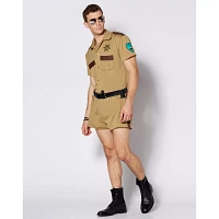 Adult Sergeant Short Pants Cop Costume