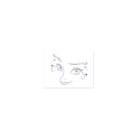 Elsa Face and Hand Decal - Frozen