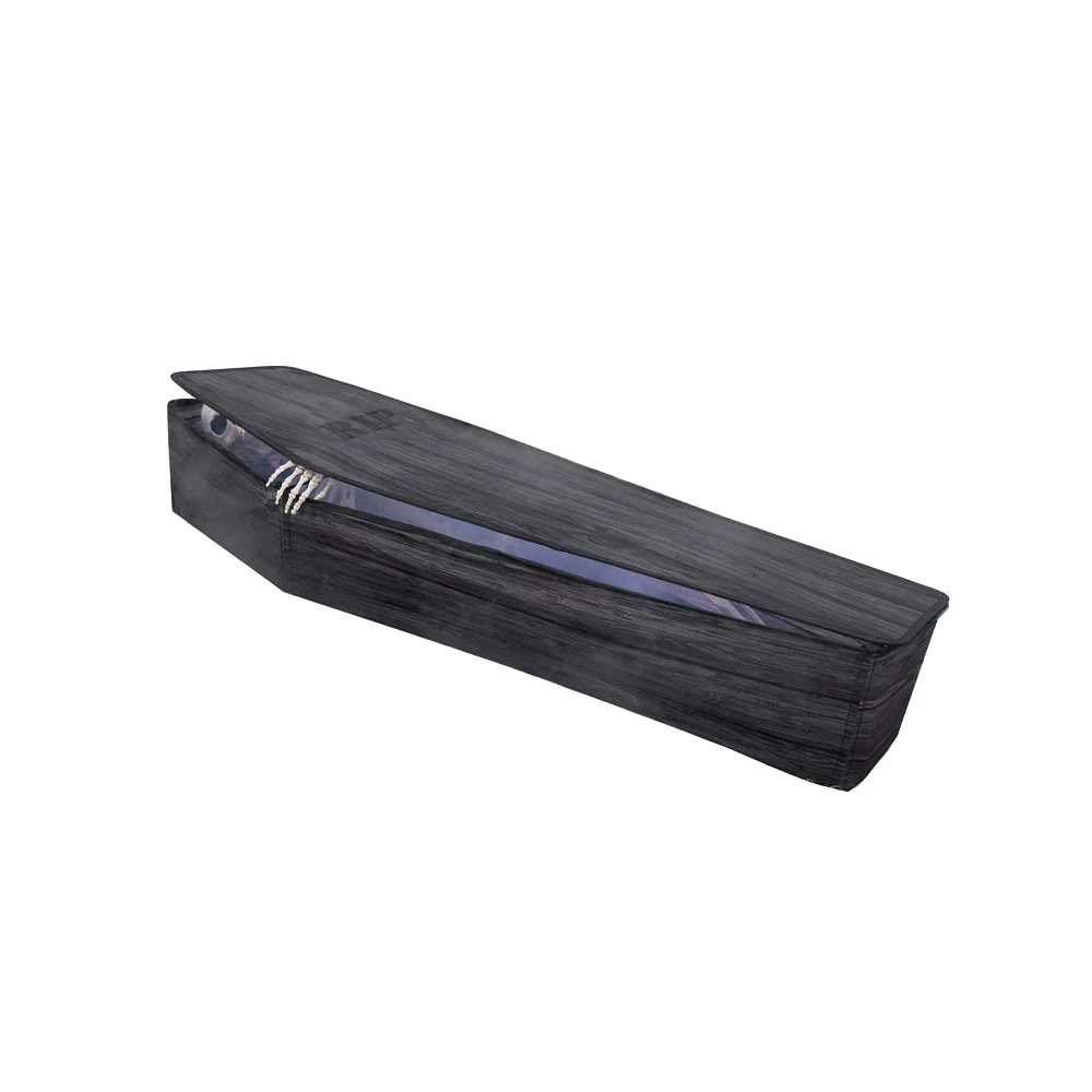 5 Ft Printed Fabric Collapsible Coffin