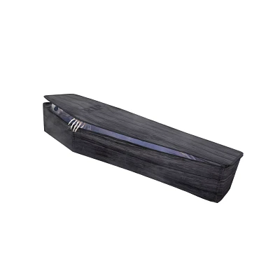 5 Ft Printed Fabric Collapsible Coffin