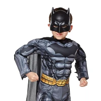 Kids Grey and Black 3D Batman Costume - DC Comics