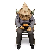 4 Ft 6 In Sitting Scarecrow Animatronic
