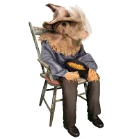 4 Ft 6 In Sitting Scarecrow Animatronic
